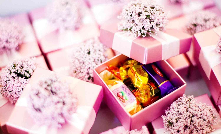 Свадебные бонбоньерки