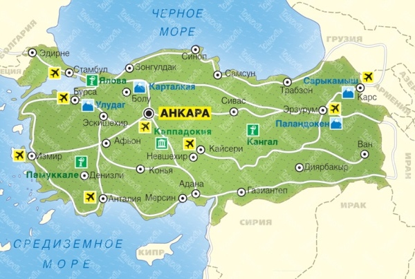 горнолыжка в Турции