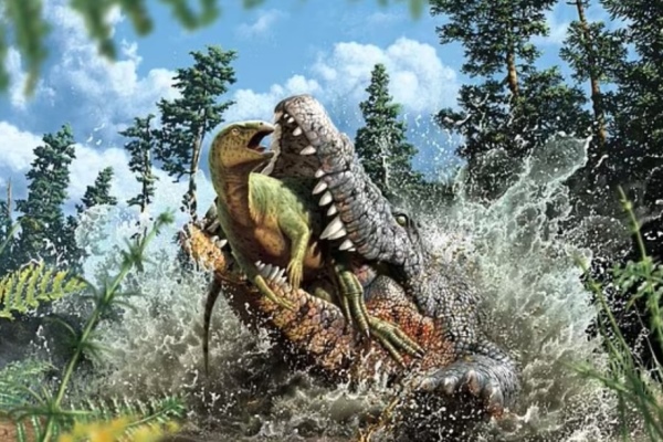 Крокодилы питались динозаврами