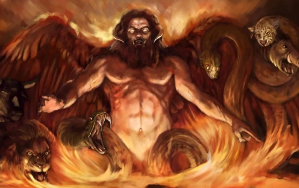 Тифон и Зевс