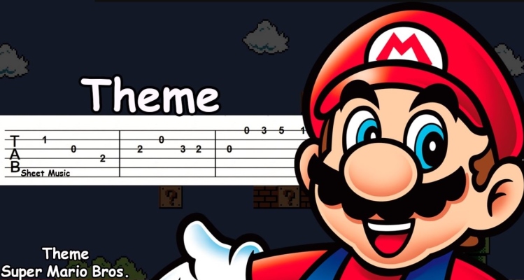 Super Mario Bros. - Theme. Guitar Tab
